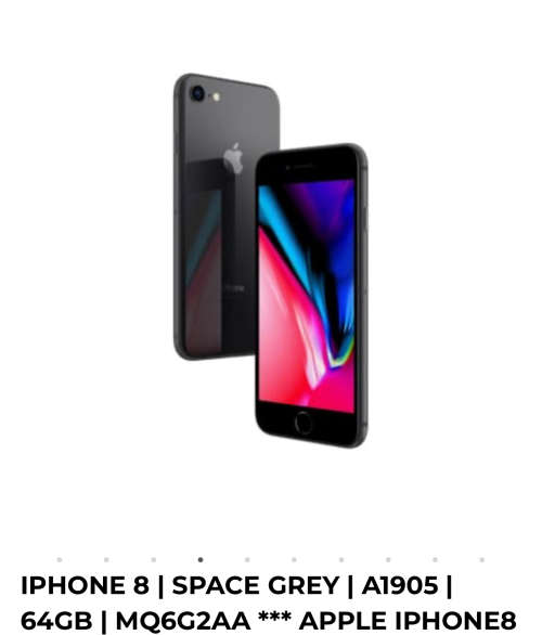 iPhone 8 - Space grey - 64GB