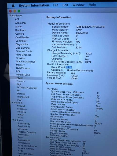 MacBook Pro A1398 i7 16gb RAM 500gb HDD
