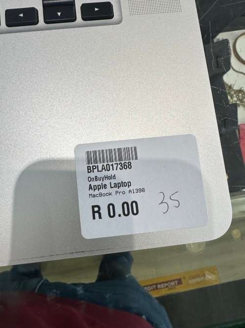 MacBook Pro A1398 i7 16gb RAM 500gb HDD