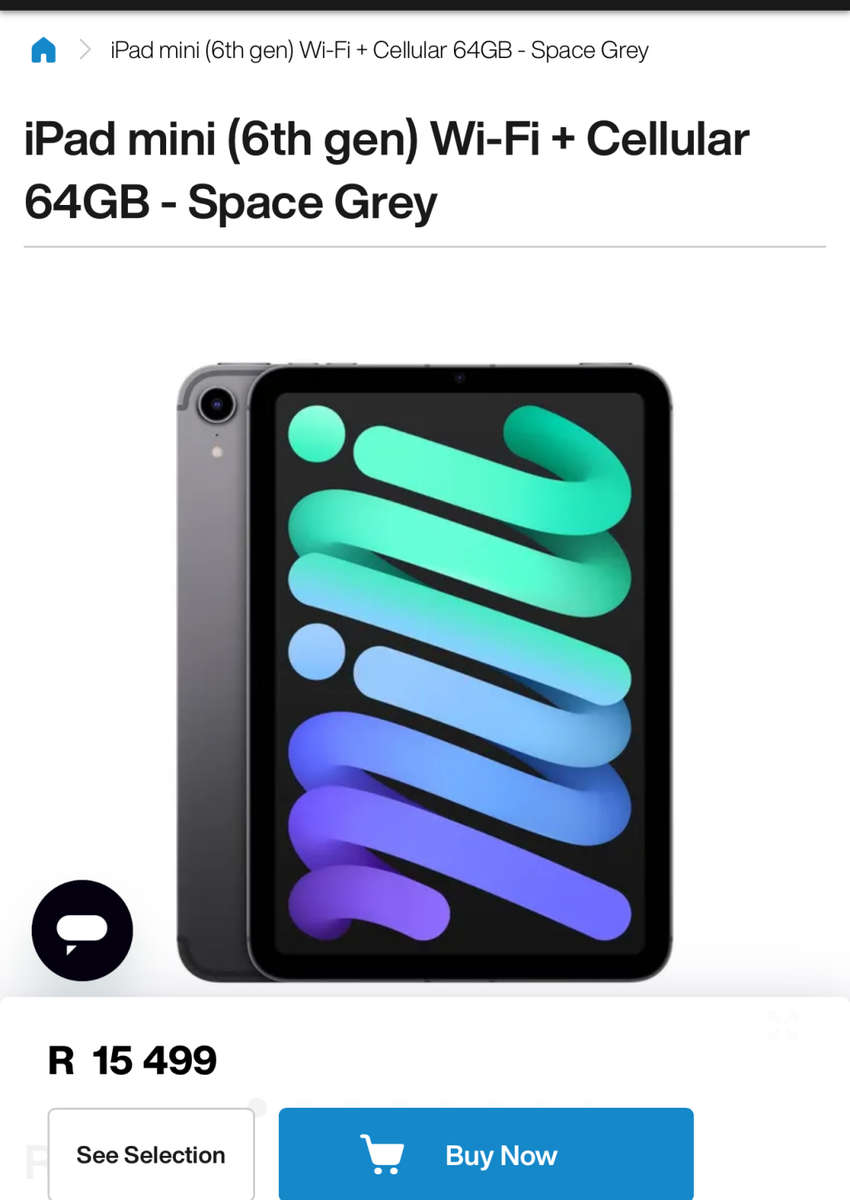 iPad mini (6th gen) Wi-Fi + Cellular 64GB (Brand New/SEALED)