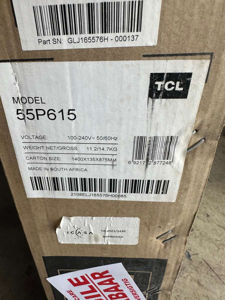 TCL P615K 4K Smart Android TV (Broken/read description)