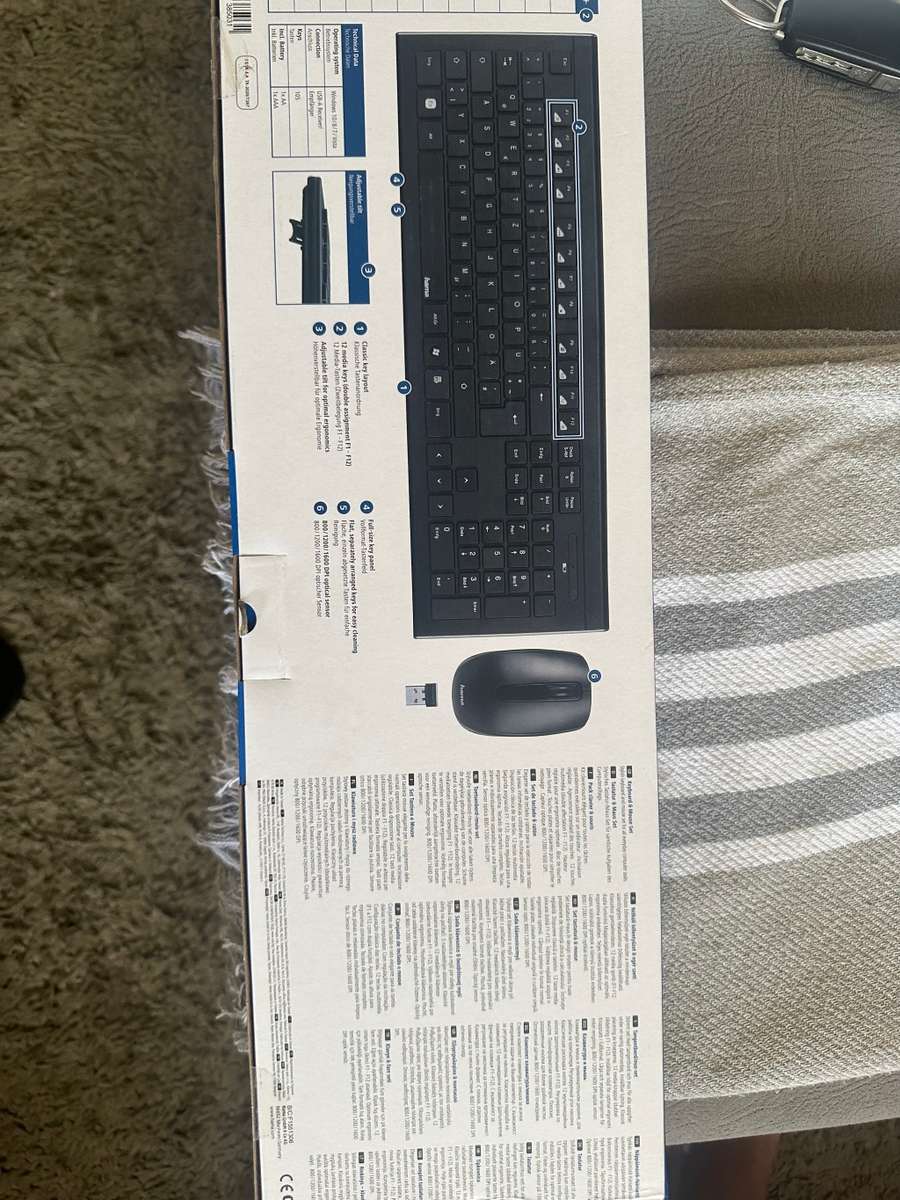 Hama Wireless Keyboard & Mouse Set