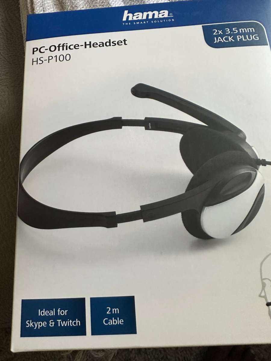 Hama PC Office-Headset HS-P100 (brand New)