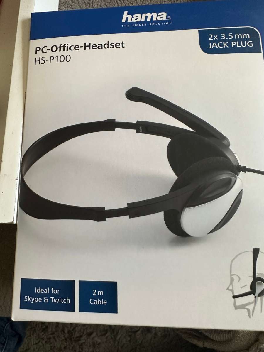Hama PC Office-Headset HS-P100 (brand New)