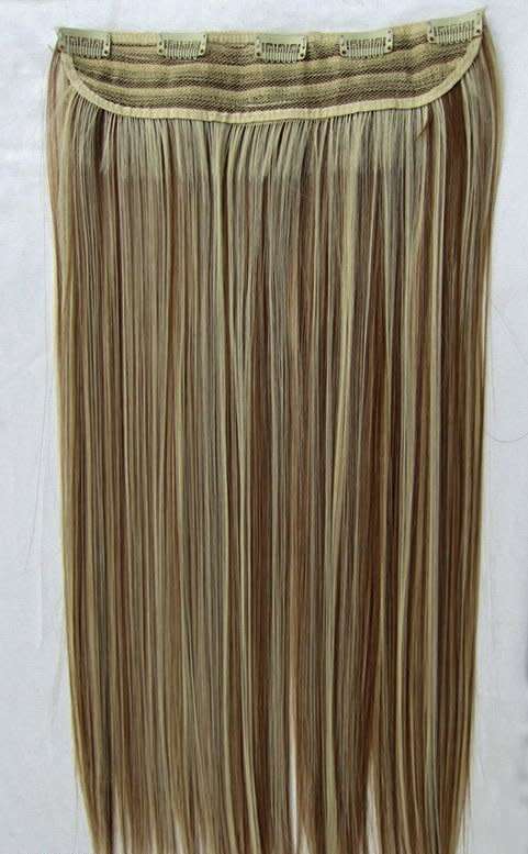 High Quality Heat Resistant washable hair extensions  #12/613 Brown/Blonde Mix