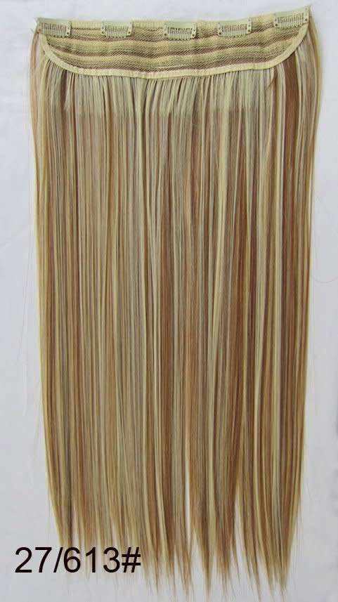 High Quality Heat Resistant washable hair extensions  #27/613 Brown/Blonde Mix