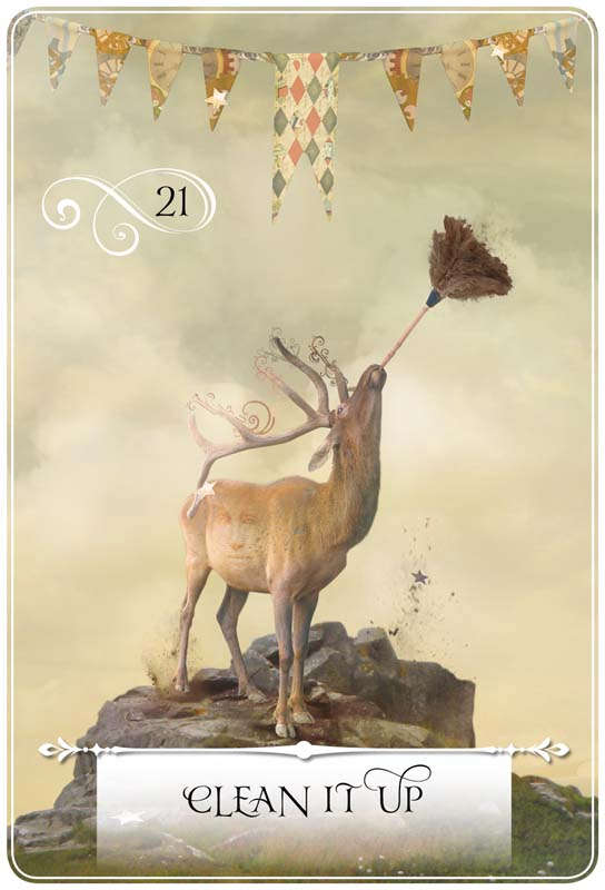 Wisdom Of The Oracle 52 Cards Deck by Colette Baron-Riad