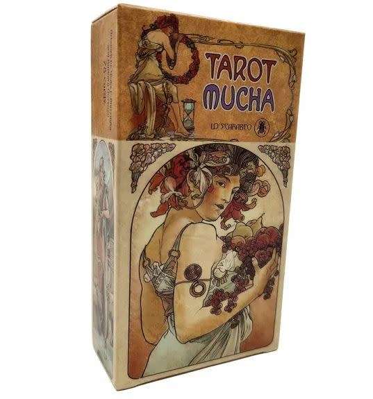 Tarot Mucha 78 Cards Deck by Lo Scarabeo