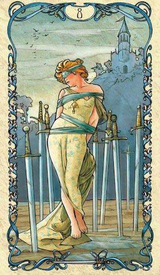 Tarot Mucha 78 Cards Deck by Lo Scarabeo