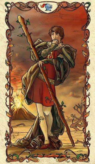 Tarot Mucha 78 Cards Deck by Lo Scarabeo