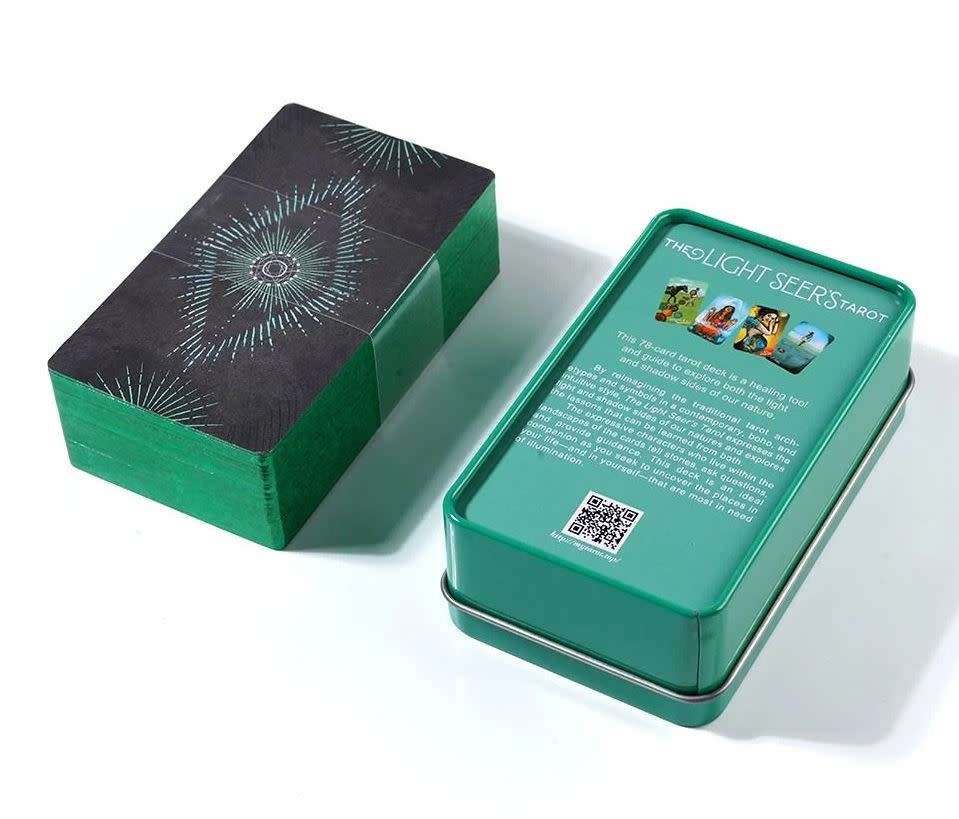 THE LIGHT SEER`S TAROT 78 CARDS DECK IN TIN BOX