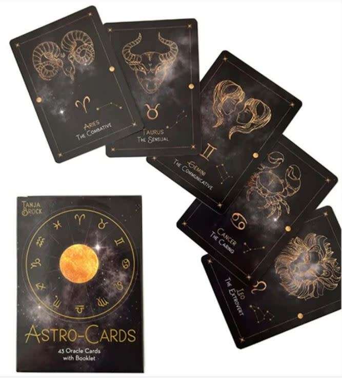 ASTRO-CARDS 43 ORACLE CARDS DECK BY TANJA BROCK