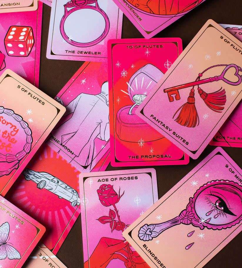 THE FINAL ROSE TAROT - A FUN BACHELOR`S CARDS DECK WITH GUIDEBOOK