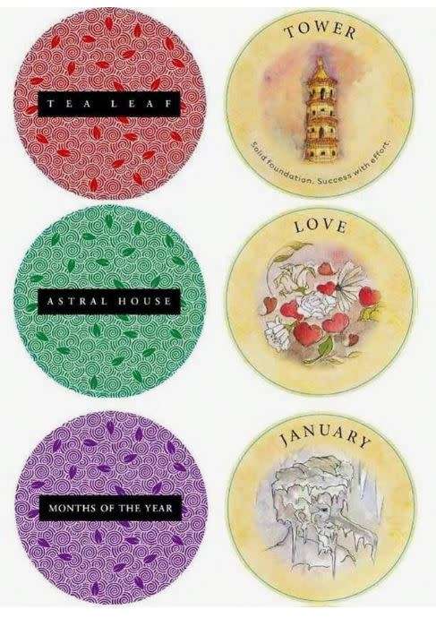 TEA LEAF FORTUNE ORACLE 200 ROUND CARDS DECK