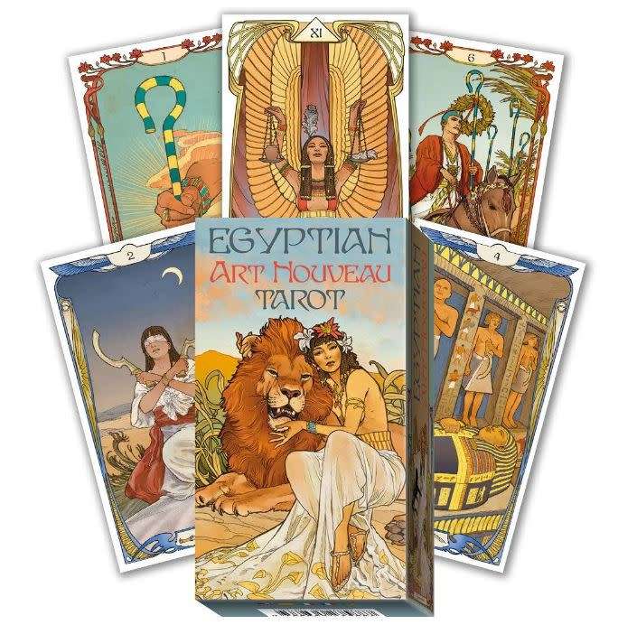 EGYPTIAN ART NOVEAU TAROT 78 CARDS DECK