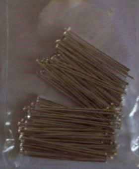 BEADING ACCESSORIES  -  HEADPINS 100PC