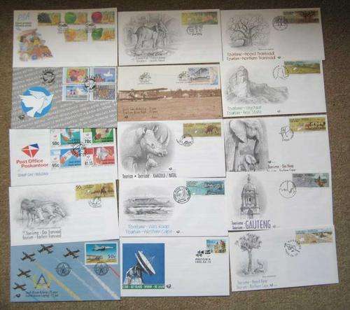 set of 29 FDC's from 1994 - 1997 (numbers from 6.3 to 6.48)