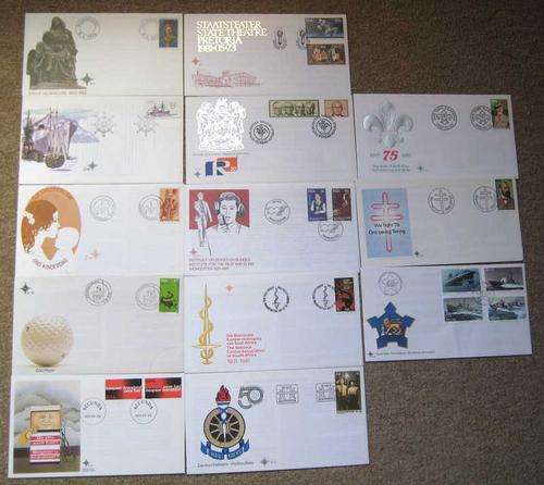 set of 14 FDC's from 1976 - 1982 (numbers from 2.16 to 3.36)