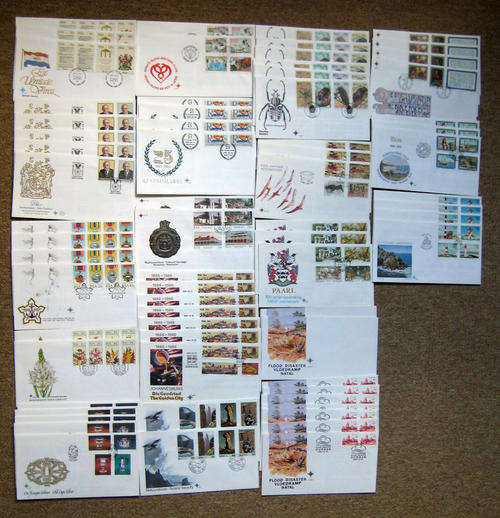 RSA - lot of 66 FDC including duplicates (1984 - 1988)