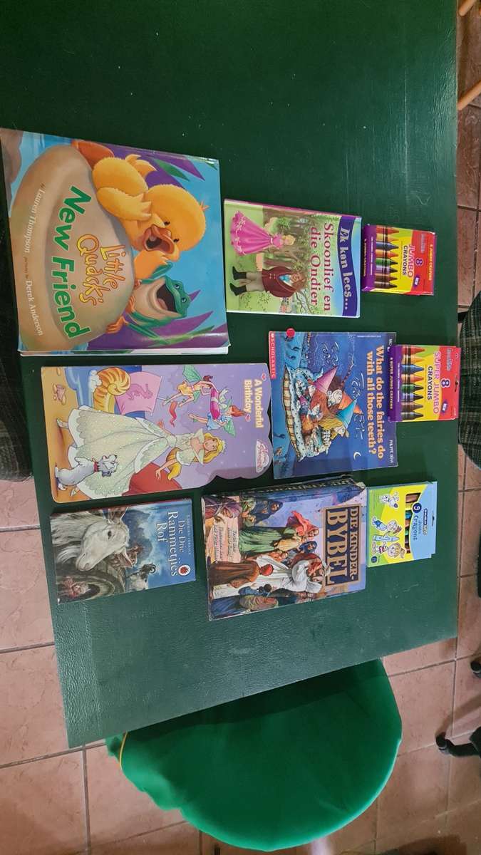 Books and Crayons
