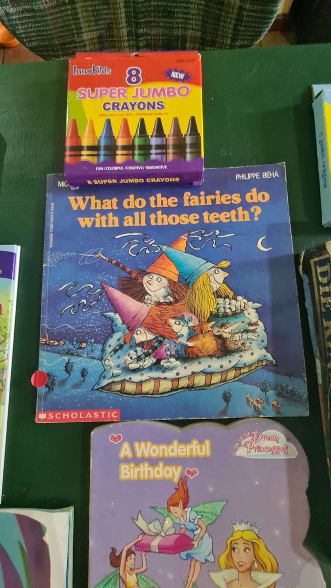 Books and Crayons