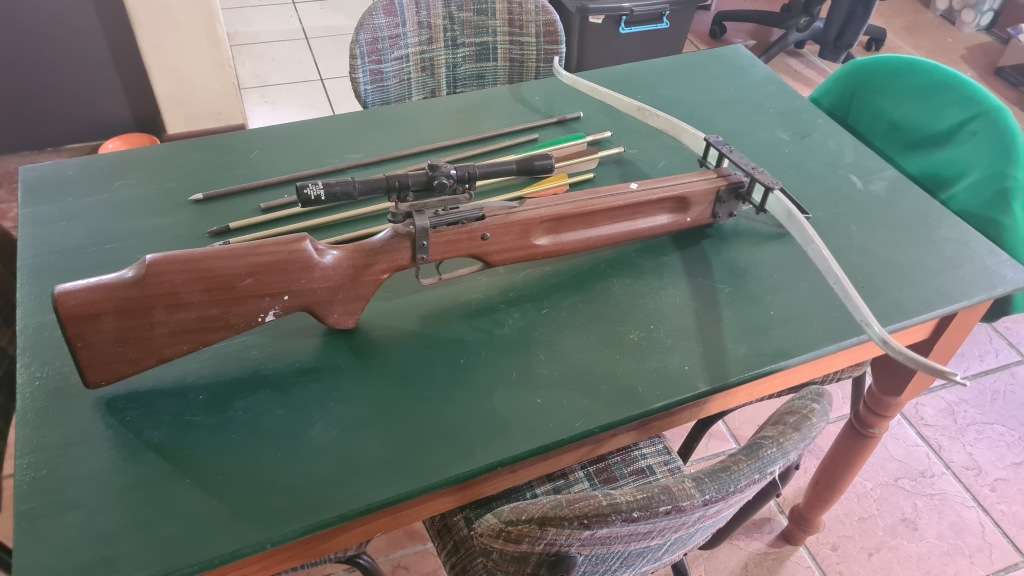 XBOW with sights and arrows