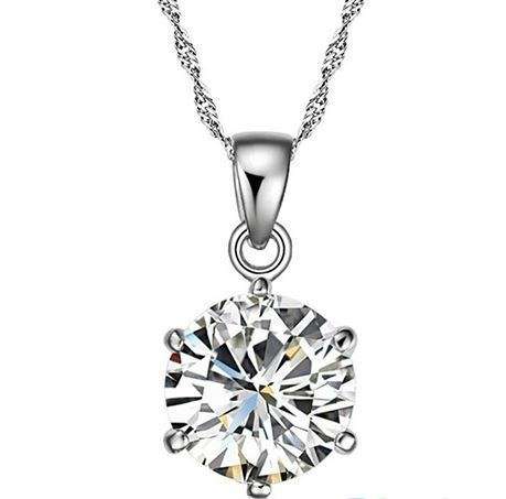 Exquisite 925 Sterling Silver Twisted Chain Cubic Zirconia Jewelry Set