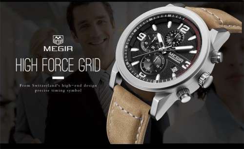 Megir chrono watch