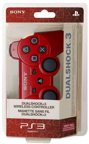 Sony Playstation 3 Controller Red