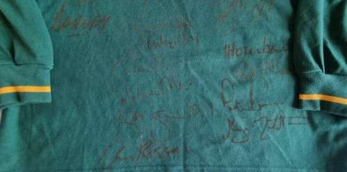 1999 RUGBY WORLD CUP - SPRINGBOK MATCH WORN JERSEY V SCOTLAND