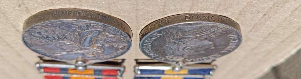QSA AND CAPE OF GOOD HOPE GENERAL SERVICE MEDAL PAIR - DEFENCE OF KIMBERLEY