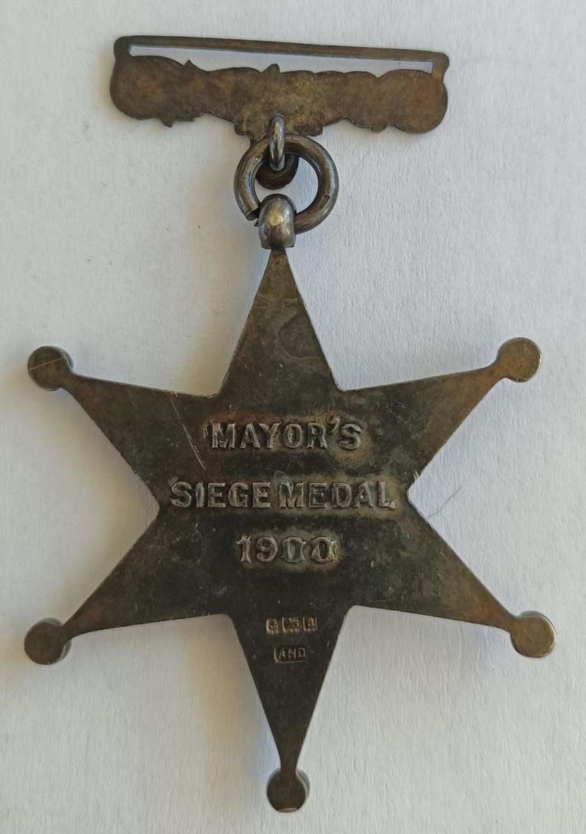 BOER WAR KIMBERLEY STAR MEDAL