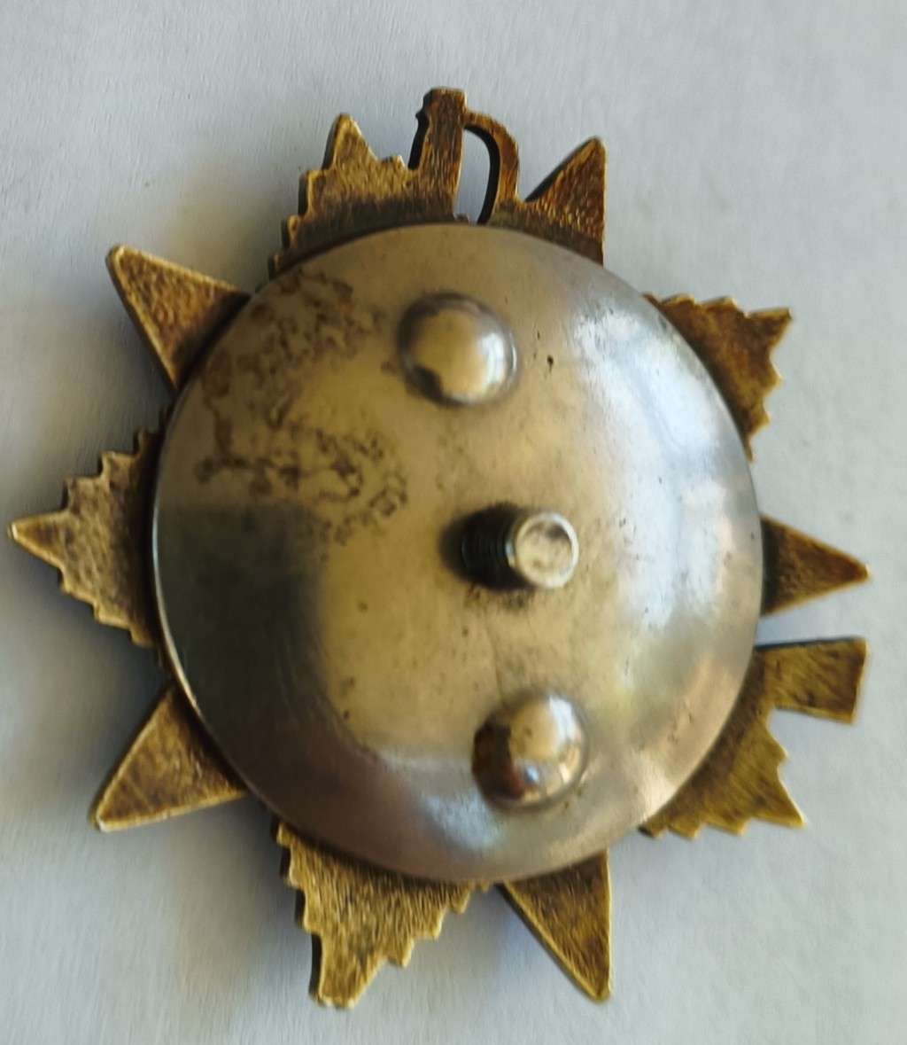 WW2 RUSSIAN MEDAL FIRST CLASS - ORDER OF THE PATRIOTIC WAR