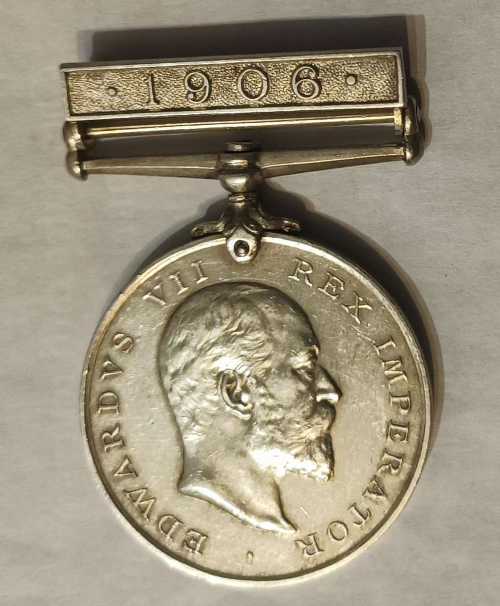 1906 NATAL REBELLION MEDAL - NATAL CARBINEERS