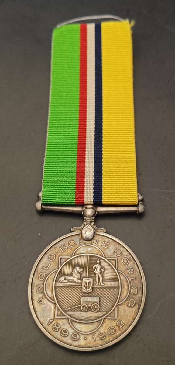 BOER WAR ABO MEDAL - POW BERMUDA - PRETORIA COMMANDO