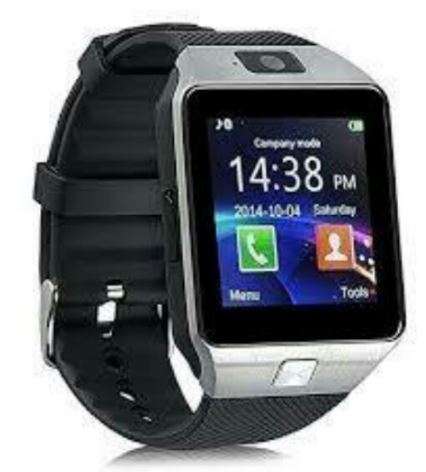Local Stock DZ09 smart watch Black on Sliver