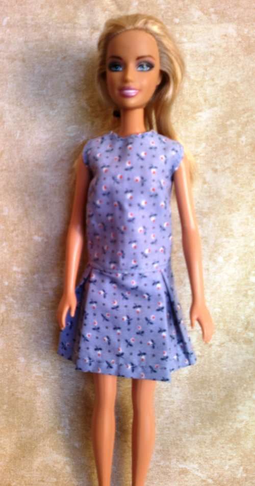 Barbie SPECIAL OFFER dress with pleated skirt.
