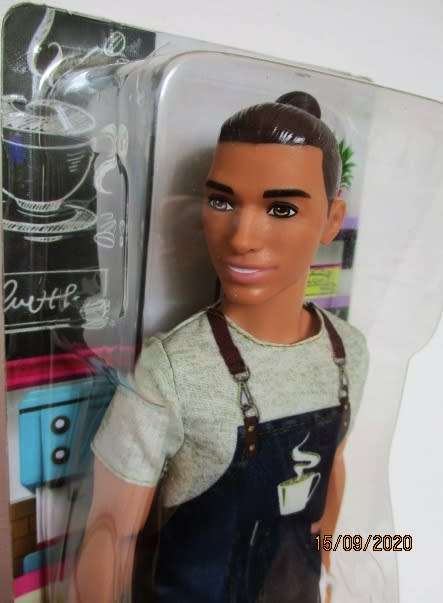 Ken doll NEW in box - You can be anything - BARISTA