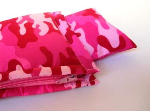 Barbie doll`s sleeping bag - pink camouflage