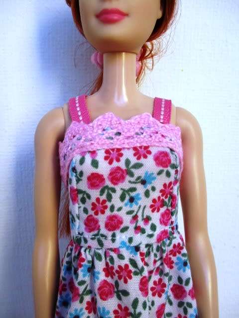 Barbie doll`s summer dress - pink