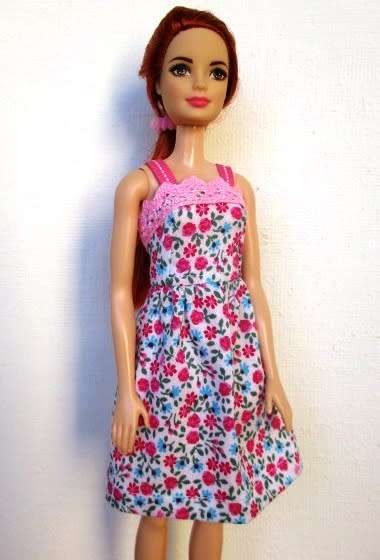 Barbie doll`s summer dress - pink