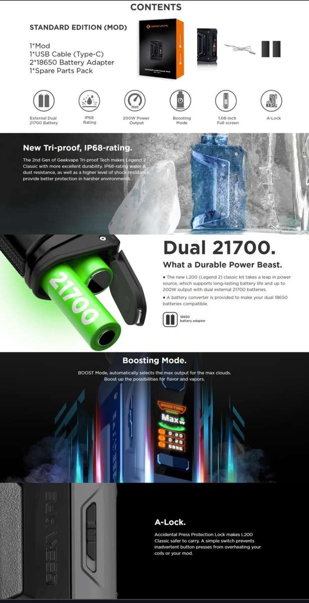 Geekvape L200 Silver