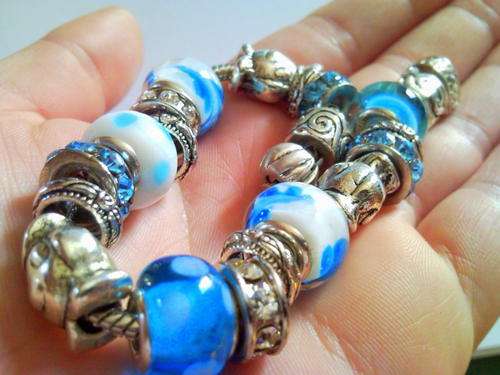 Unique Pandora Bracelets with Troll Beads - Turkoois