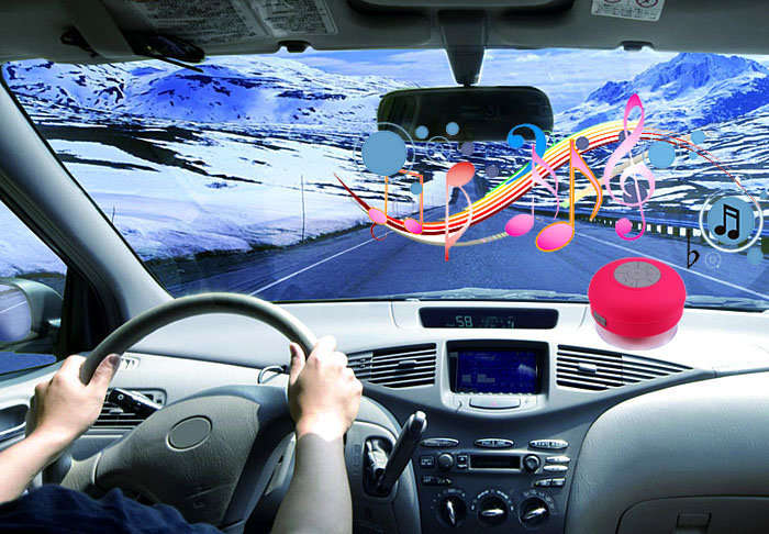 Water Resistant Shower Bluetooth Speaker 4 color