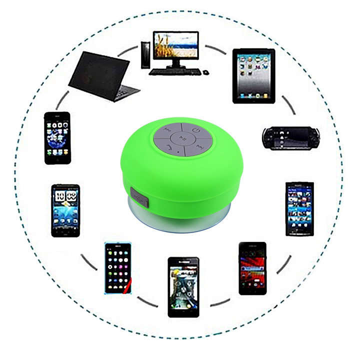 Water Resistant Shower Bluetooth Speaker 4 color