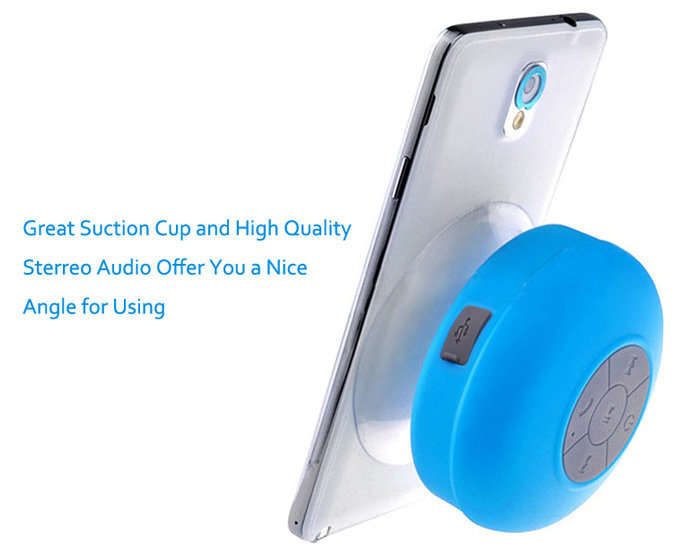 Water Resistant Shower Bluetooth Speaker 4 color