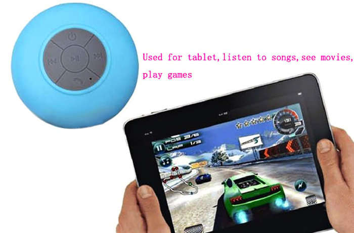 Water Resistant Shower Bluetooth Speaker 4 color