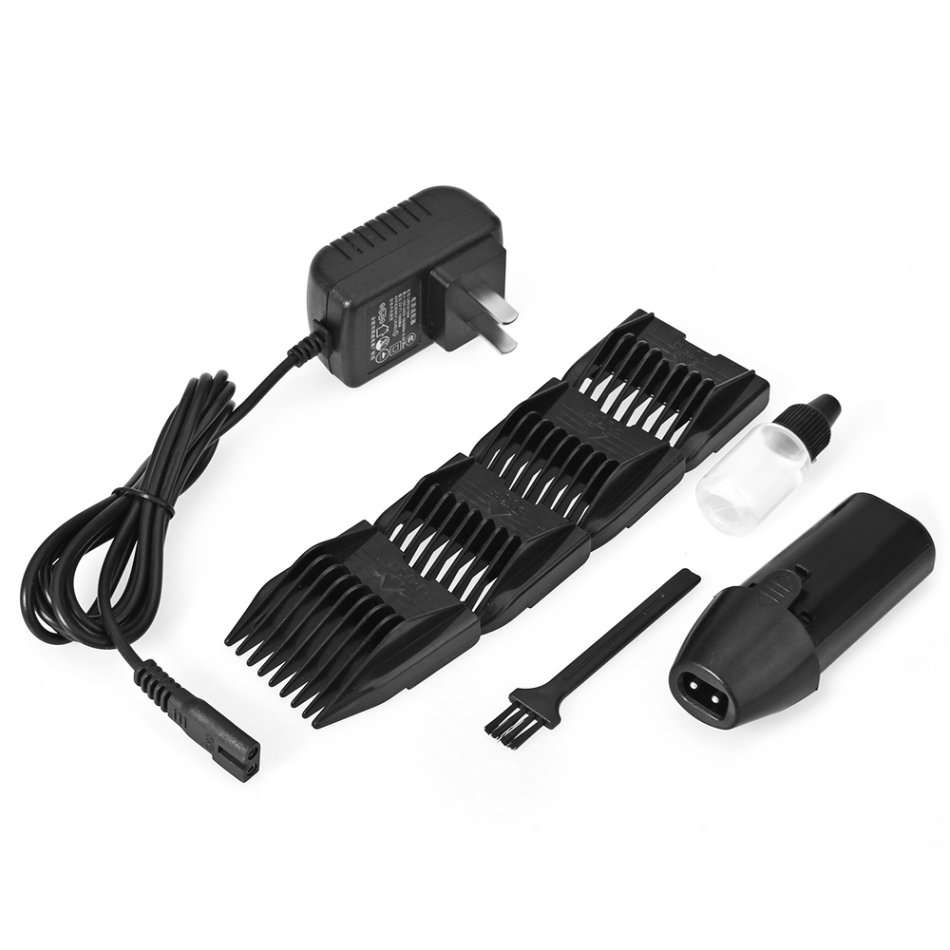 Professional Rechargeable Cordless Pet Hair Clipper with Grooming Kit for Dogs Cats House Animals