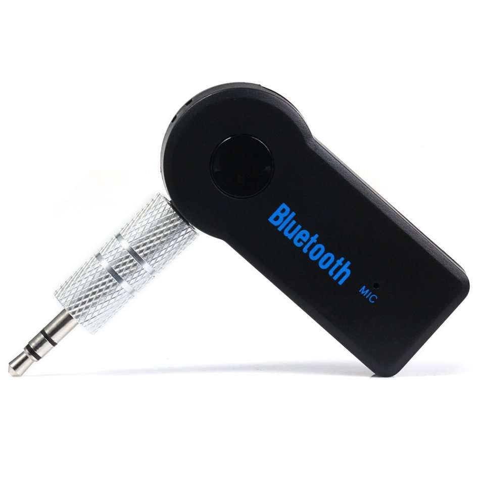 Car Bluetooth 3.0 Handsfree Music Receiver with Mic 3.5mm Audio Interface