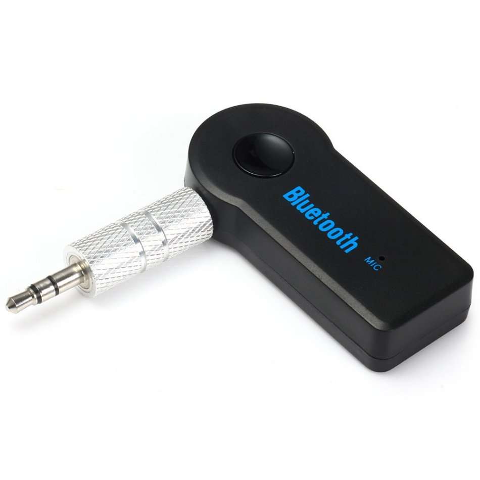 Car Bluetooth 3.0 Handsfree Music Receiver with Mic 3.5mm Audio Interface